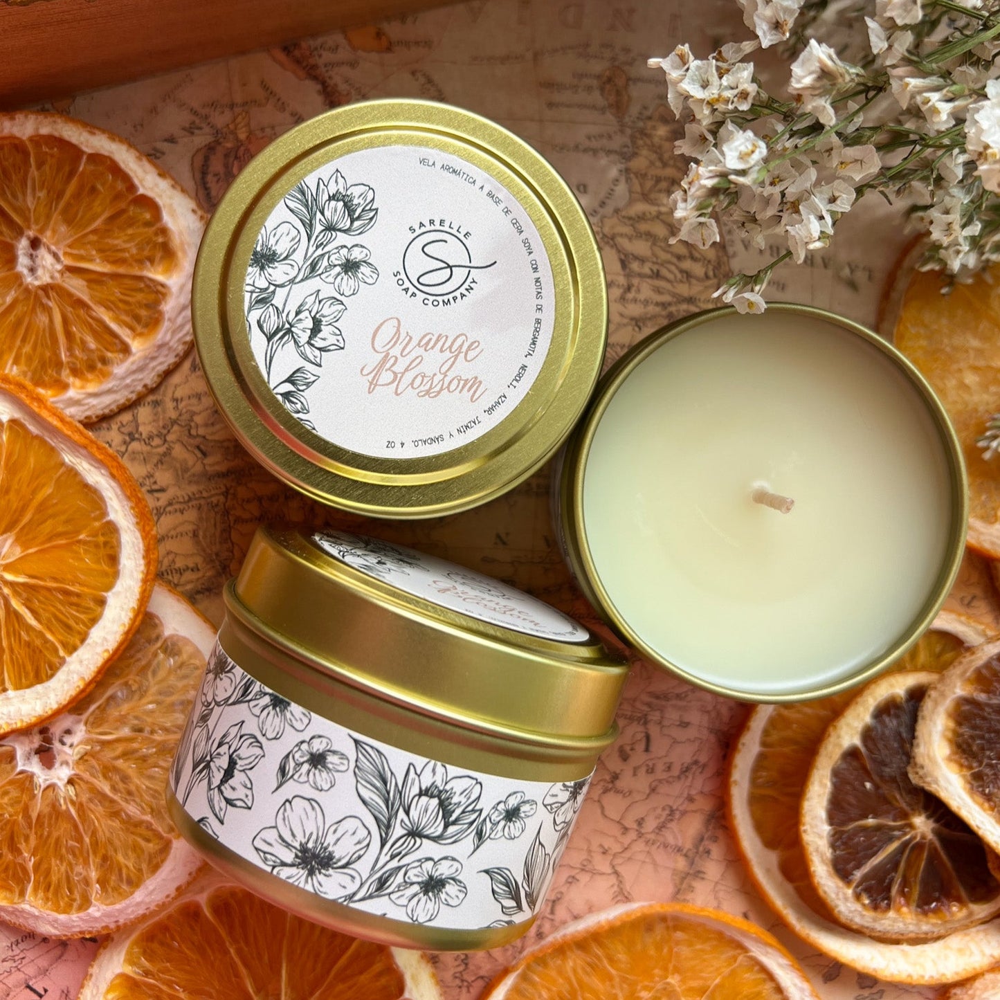 Vela Aromática Orange Blossom