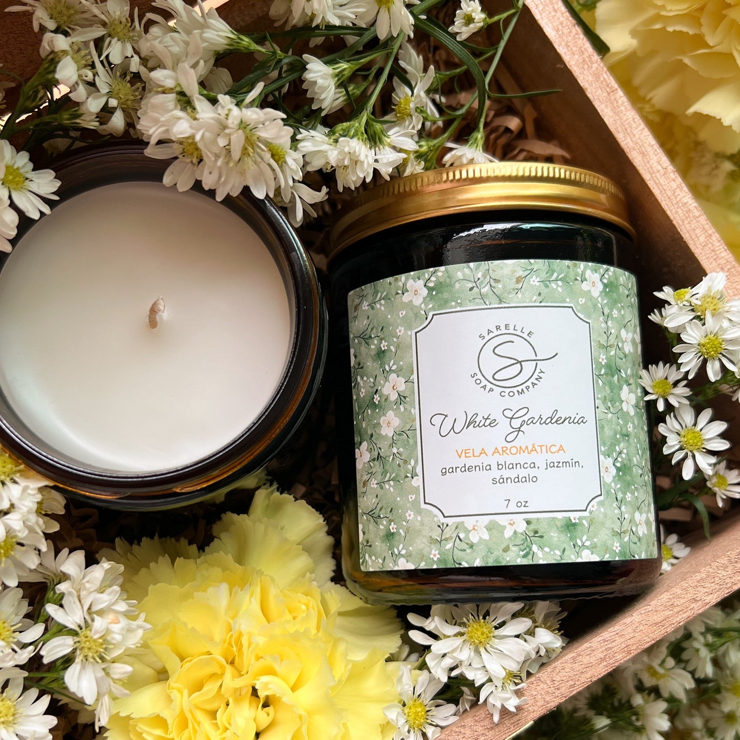 Vela Aromática White Gardenia