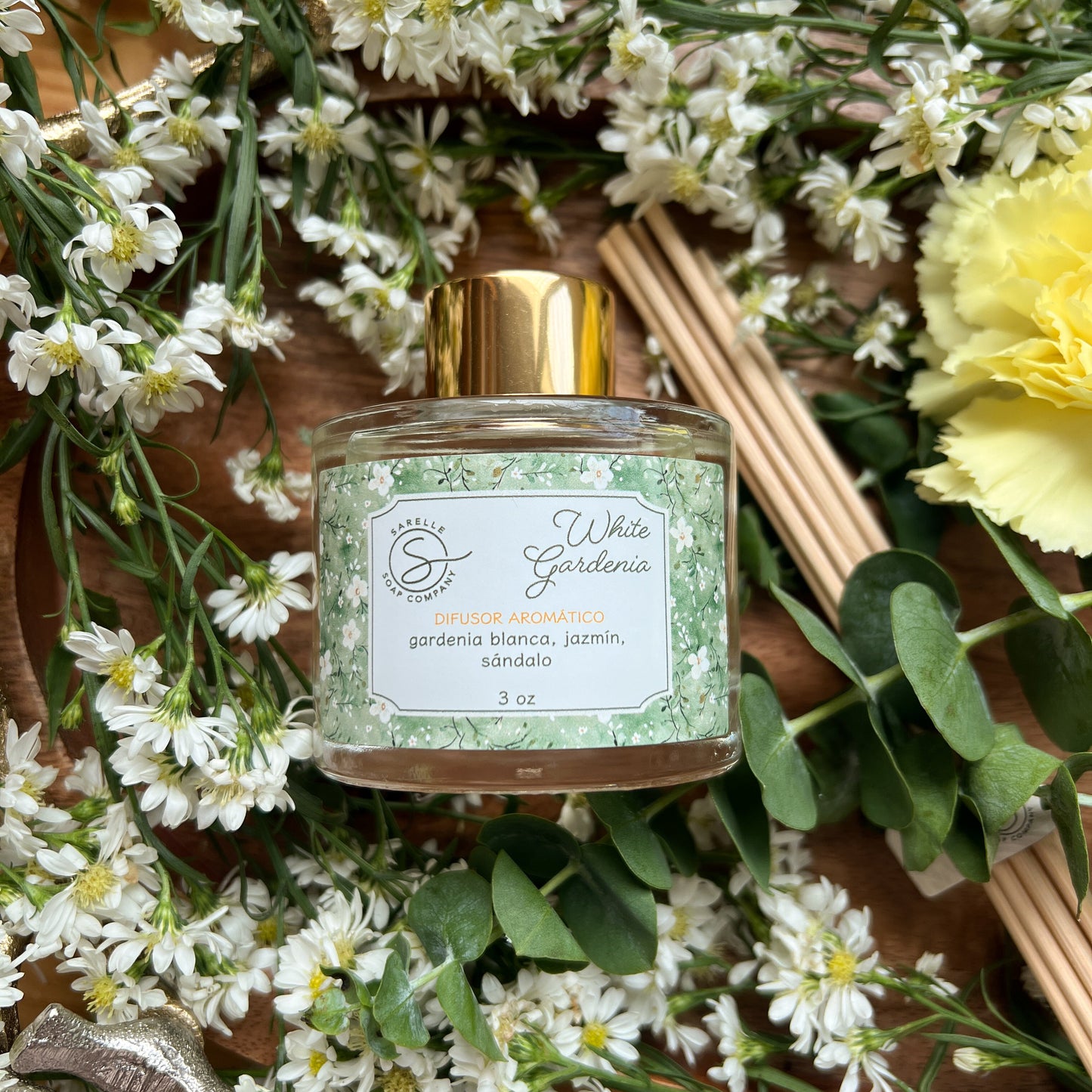 Difusor Aromático White Gardenia, 3 oz