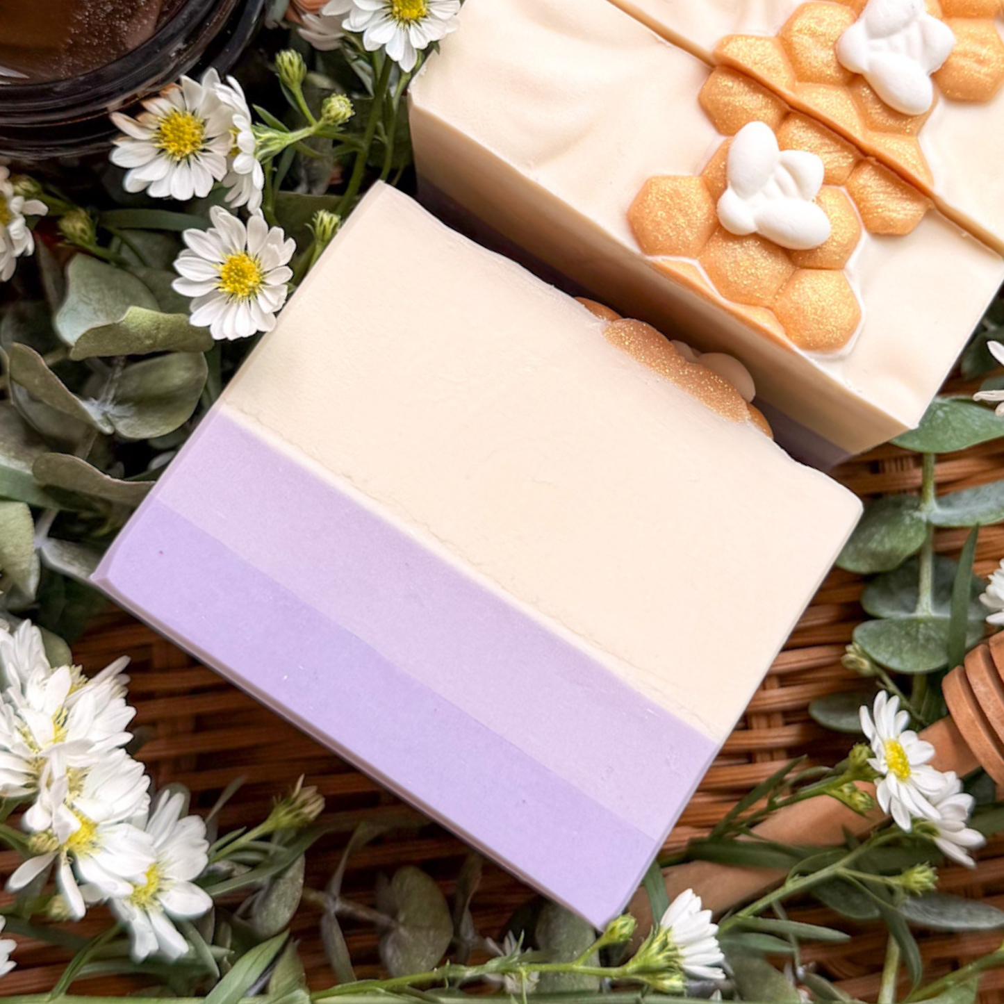 Jabón Artesanal Honey Lavender, 4 oz