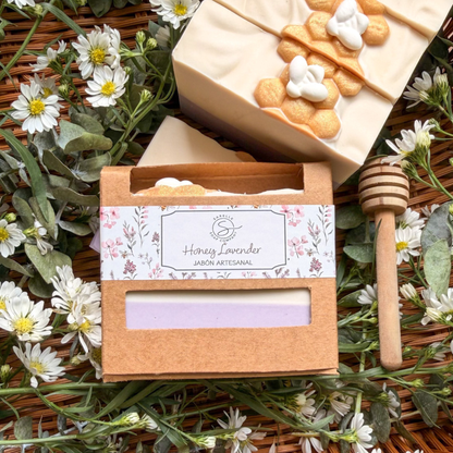 Jabón Artesanal Honey Lavender, 4 oz