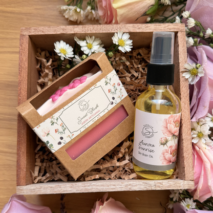 The Golden Glow Set - Set de Regalo - Sarelle Soap Company