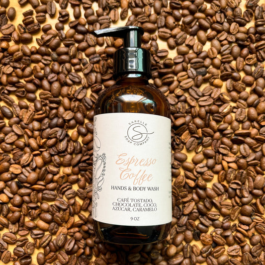 Jabón Líquido Manos y Cuerpo, Espresso Coffee, 9 oz