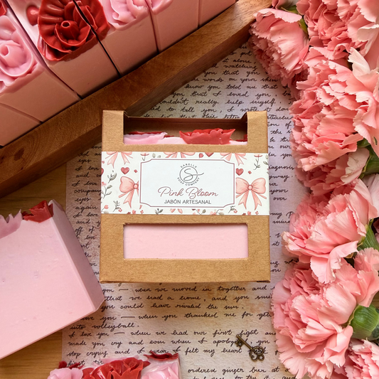 Jabón Artesanal Pink Bloom, 5 oz