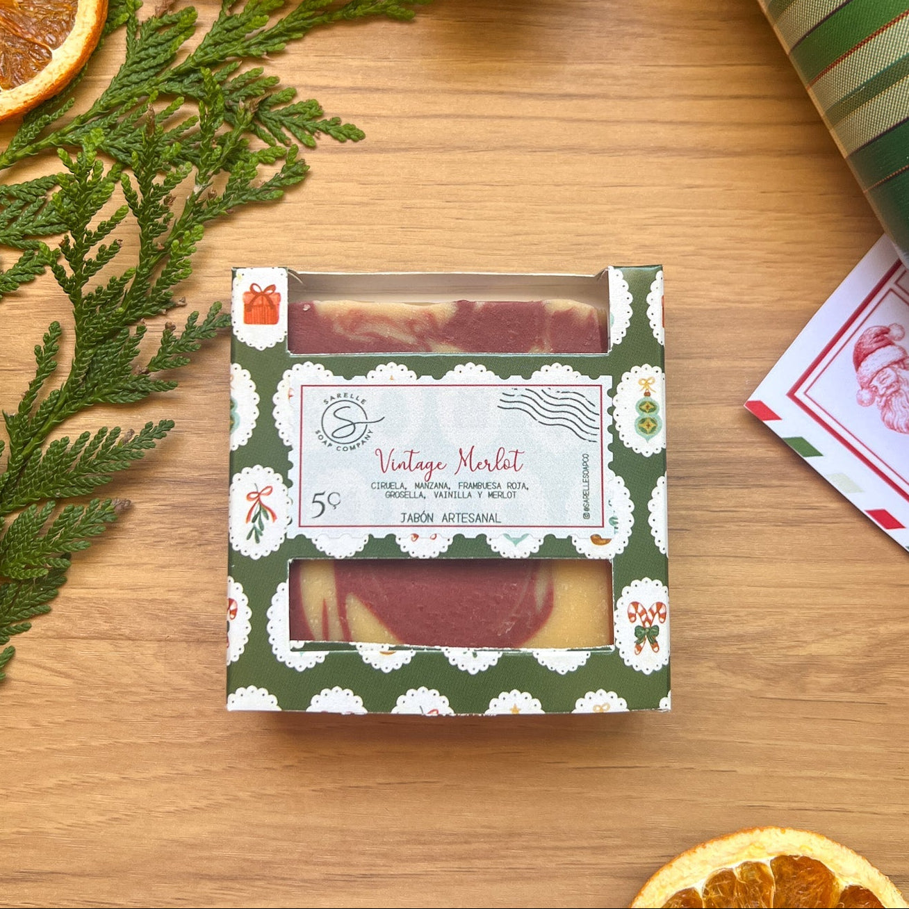 Jabón Artesanal Vintage Merlot, 5 oz