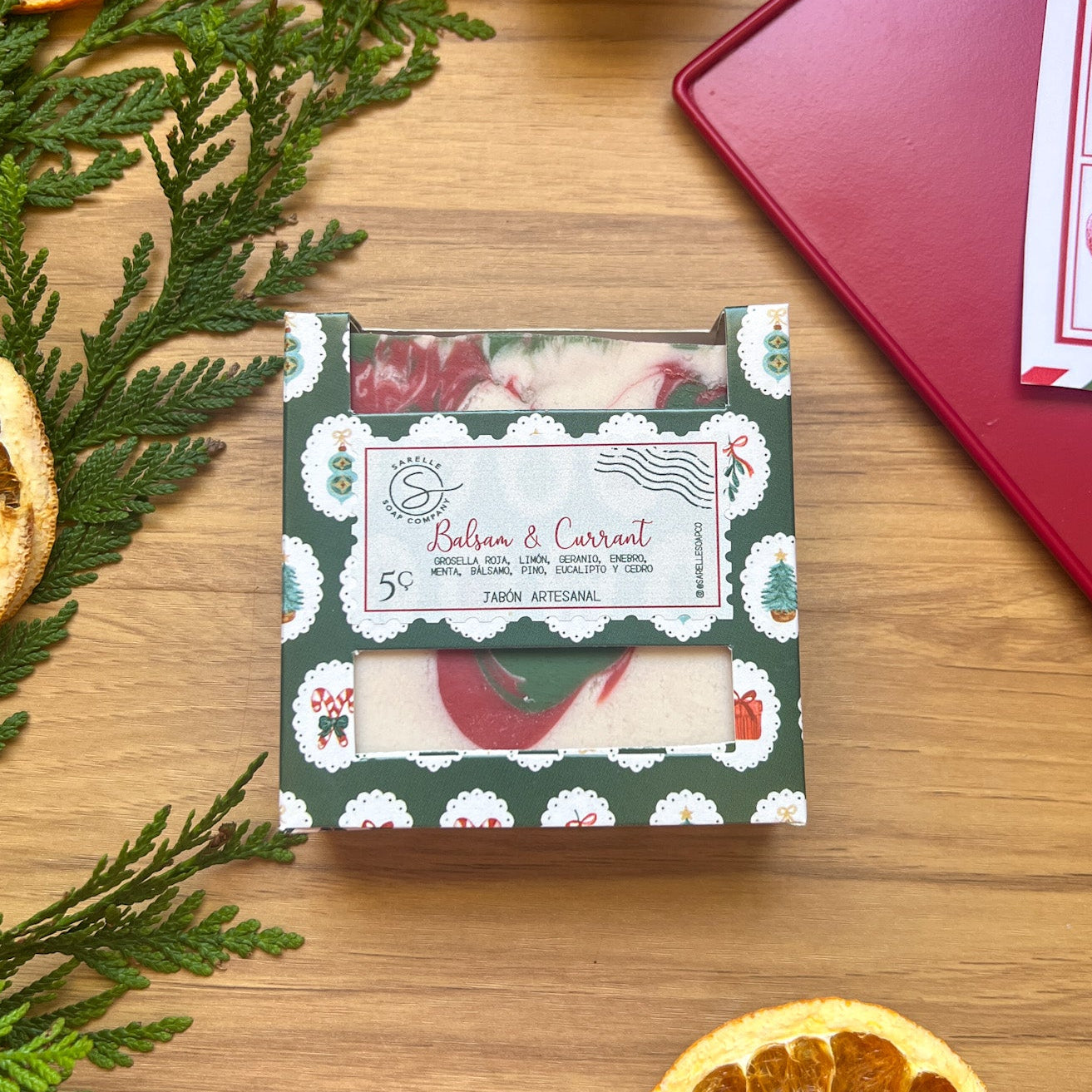 Jabón Artesanal Balsam & Currant, 5 oz