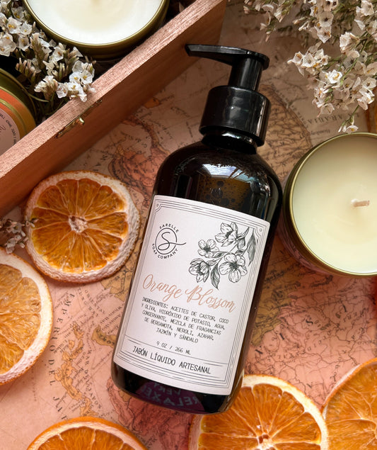 Jabón Líquido Manos y Cuerpo Orange Blossom 9 oz