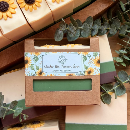 Jabón Artesanal Under the Tuscan Sun, 4 oz - Sarelle Soap Company