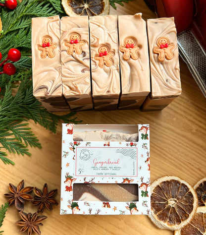 Jabón Artesanal Gingerbread, 5 oz
