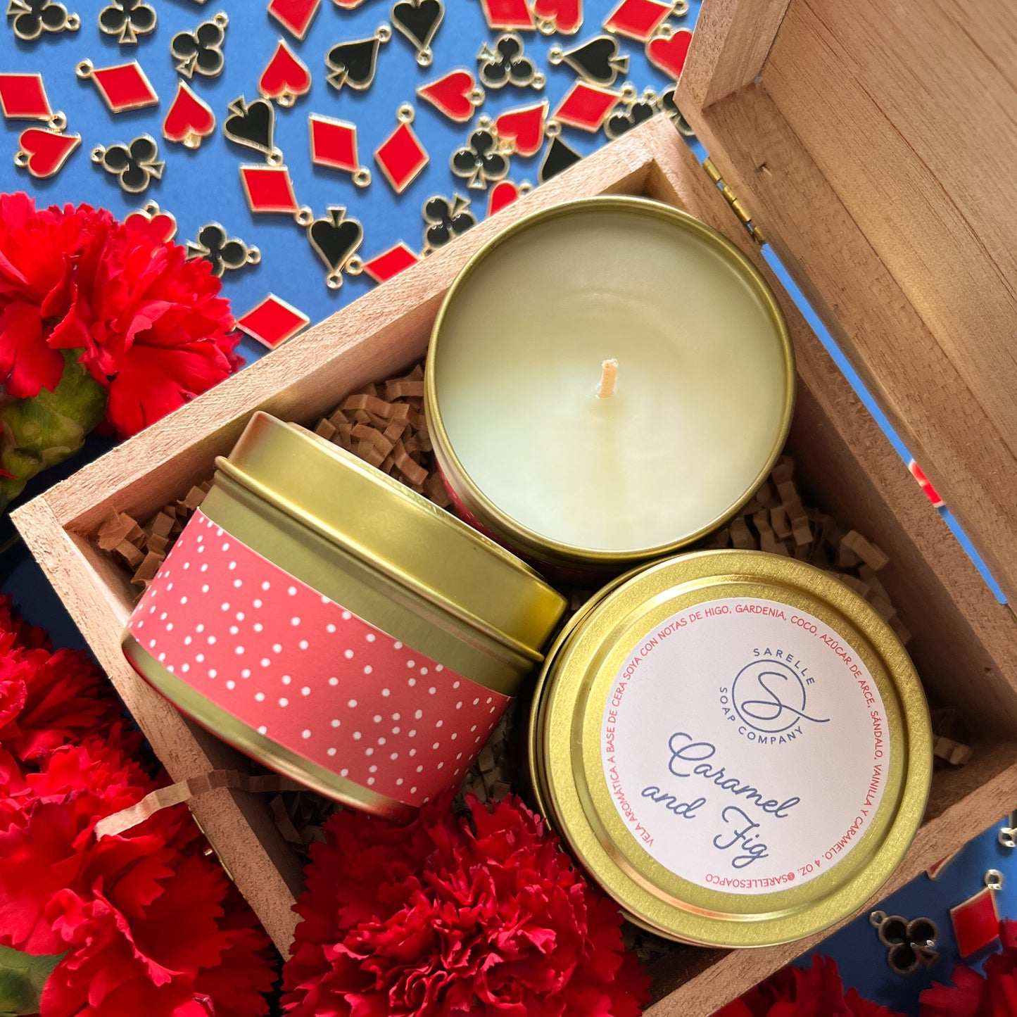 Vela Aromática Caramel & Fig, 4 oz