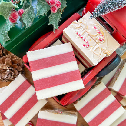 Jabón Artesanal Candy Cane, 5 oz