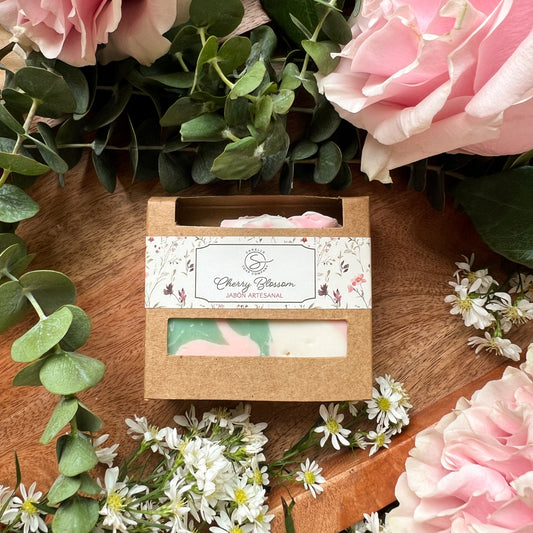 Jabón Artesanal Cherry Blossom, 4 oz