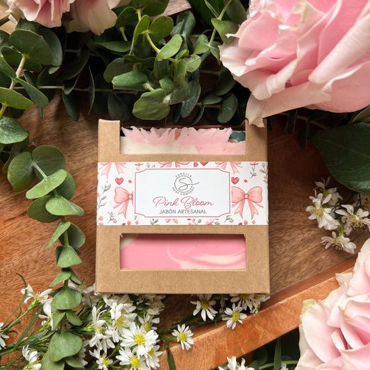 Jabón Artesanal Pink Bloom, 5 oz