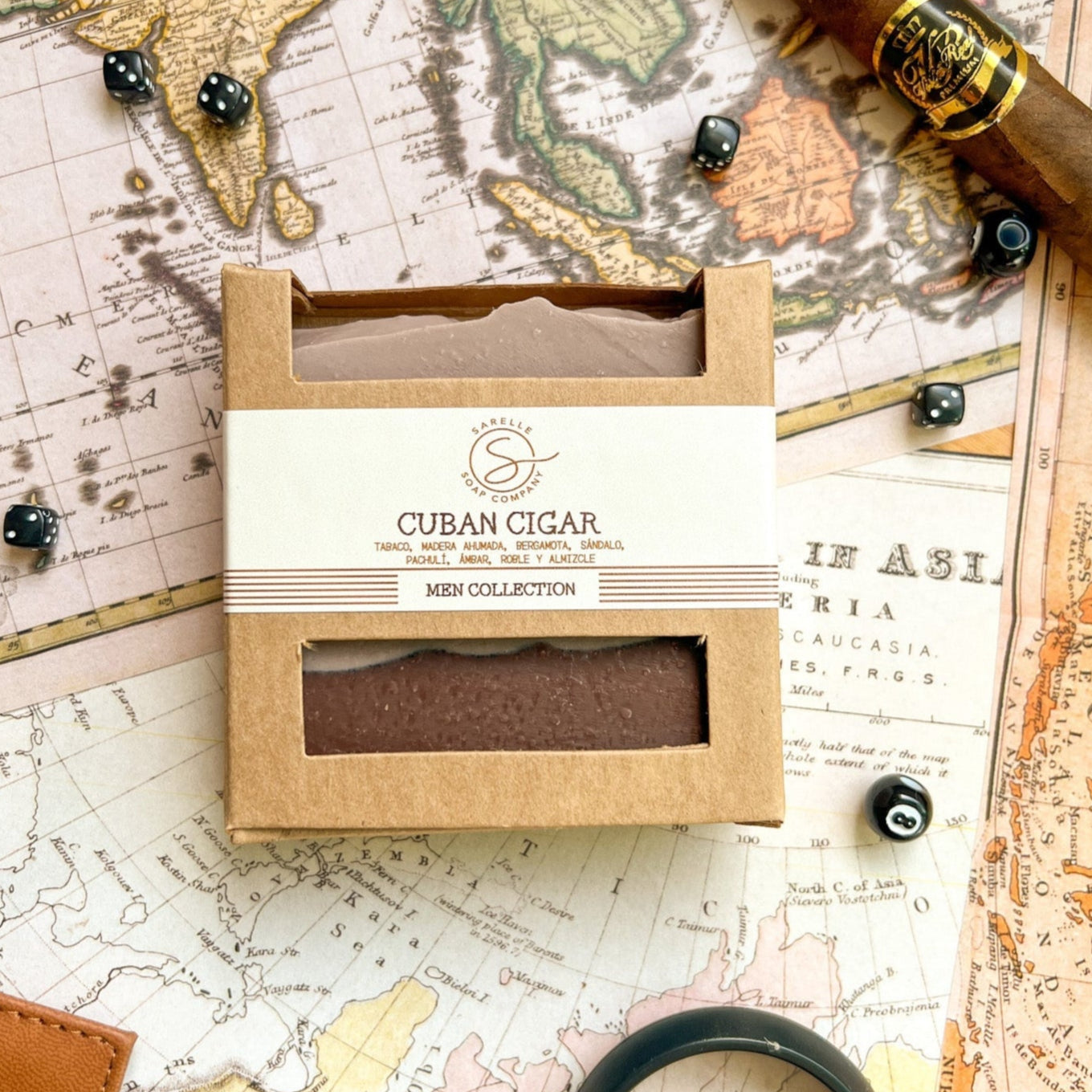 Jabón Artesanal Cuban Cigar, 5 oz