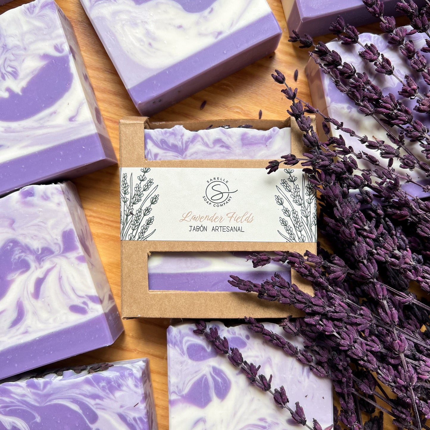 Jabón Artesanal Lavender Fields, 5 oz