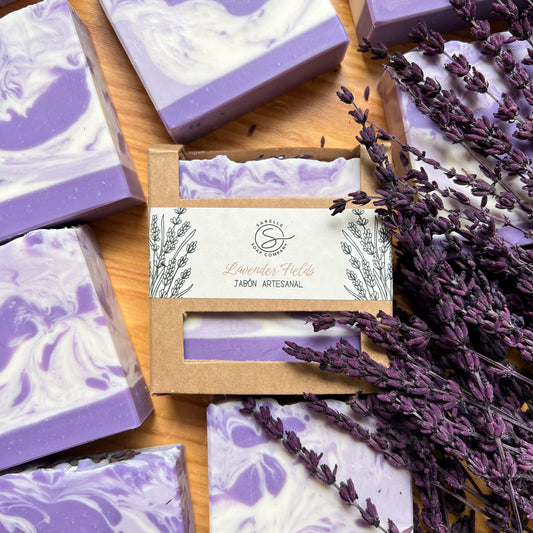 Jabón Artesanal Lavender Fields, 5 oz
