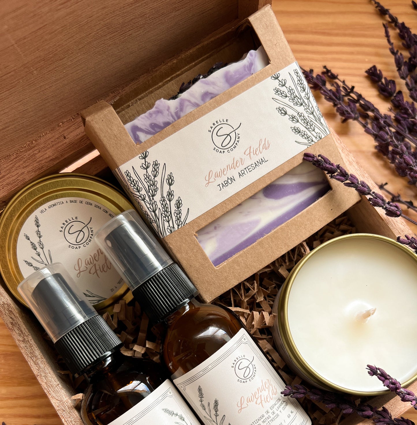 Jabón Artesanal Lavender Fields, 5 oz